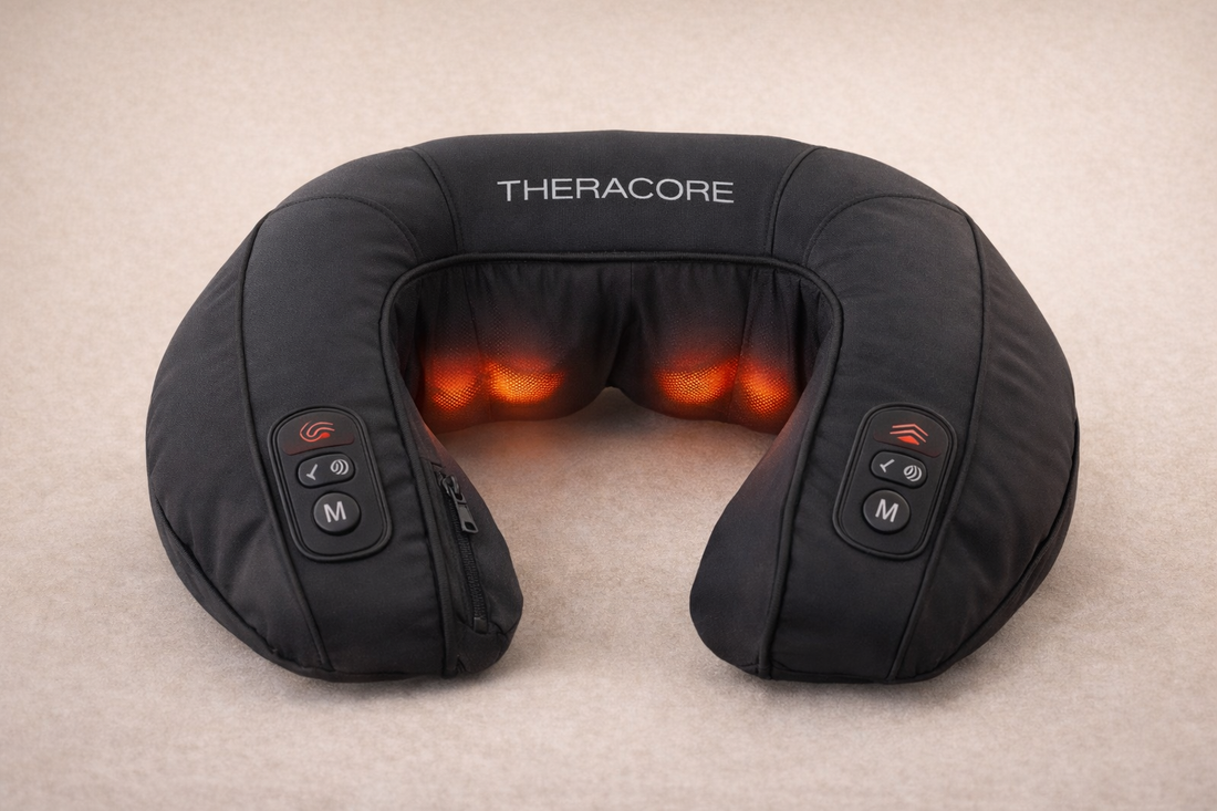 TheraCore Neck & Shoulder Massage & Heat – Relax, Recover, and Reclaim Comfort